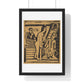 The Visit (1923) by Ernst Ludwig Kirchner, from the Original, Framed Art Print