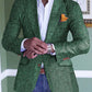 Men's British-Style Blazer, Plaid and Tartan