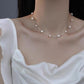 Starry Sky Shell Pearls Couple Valentine's Day Gift Necklace and Bracelet