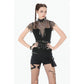 Dark in Love Punk Metal Utility Shorts