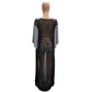 Mesh Robe Cover Up with Swimsuit Set, Plus Sizes