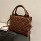 Vireous Diamond Lattice Shoulder Bag