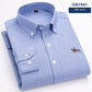 Classic Men's Oxford Cloth Button-Down (OCBD) Long-Sleeve Shirt, Plus Sizes