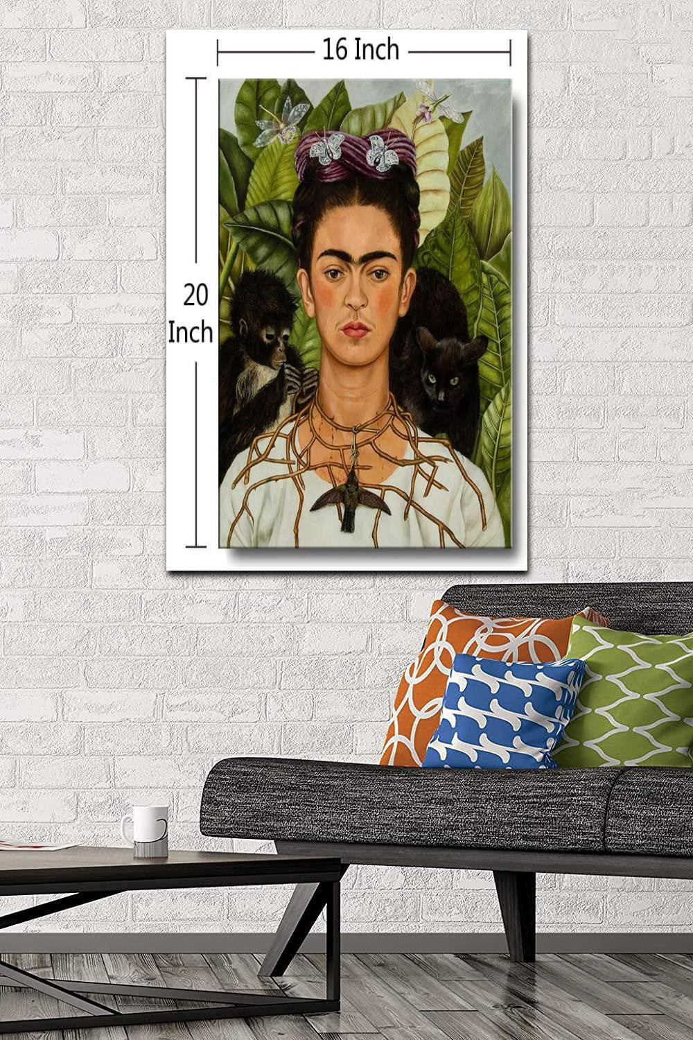 Frida Kahlo Decorative Painting, Canvas Wall Art Prints