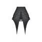 Dark in Love Thornspell Gothic Layered Lace Overskirt in Black