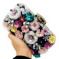 Flower Beaded Banquet Bag Party Clutch Handbag