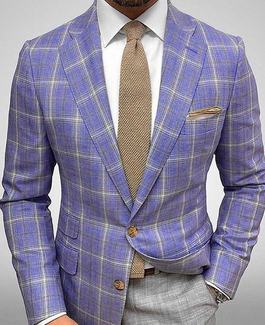 Men's Striped Blazer Casual Slim Fit, Candy Colours