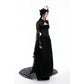 Dark in Love Belladonna Lace-Bell Sleeve Goth Shrug