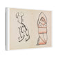 Study for a Figural Sculpture, Crouching Figure (1910-1915) by Henri Gaudier-Brzeska, from the Original, Canvas Art Print