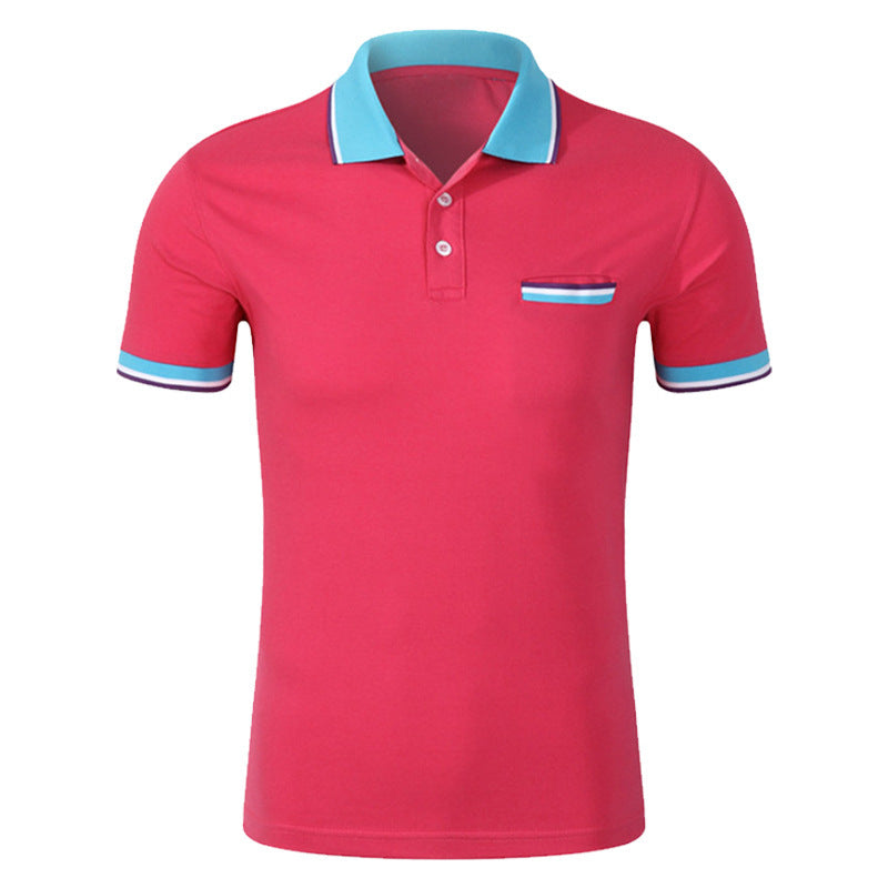 Unisex Fashion Lapel Polo Shirt, Candy Colours