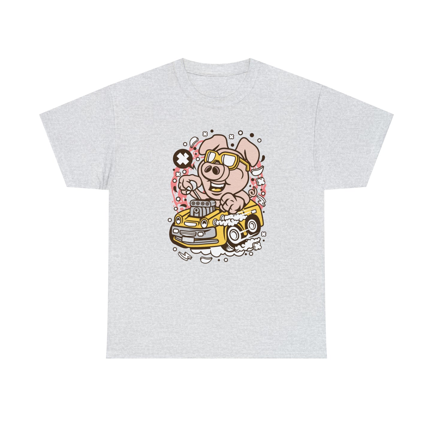 Oink Hot Rod Cartoon T-Shirt