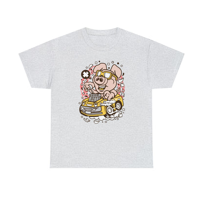 Oink Hot Rod Cartoon T-Shirt