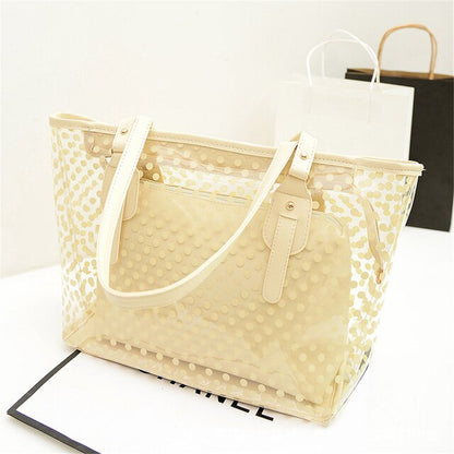 Candy Colour Transparent Handbag