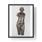 Naked Woman Sculpture 'Torse de Dina' (1943) by Aristide Maillol, from the Original, Framed Art Print