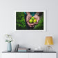Limes in a Worker's Hands, Photographic Decor, Large Framed Print
