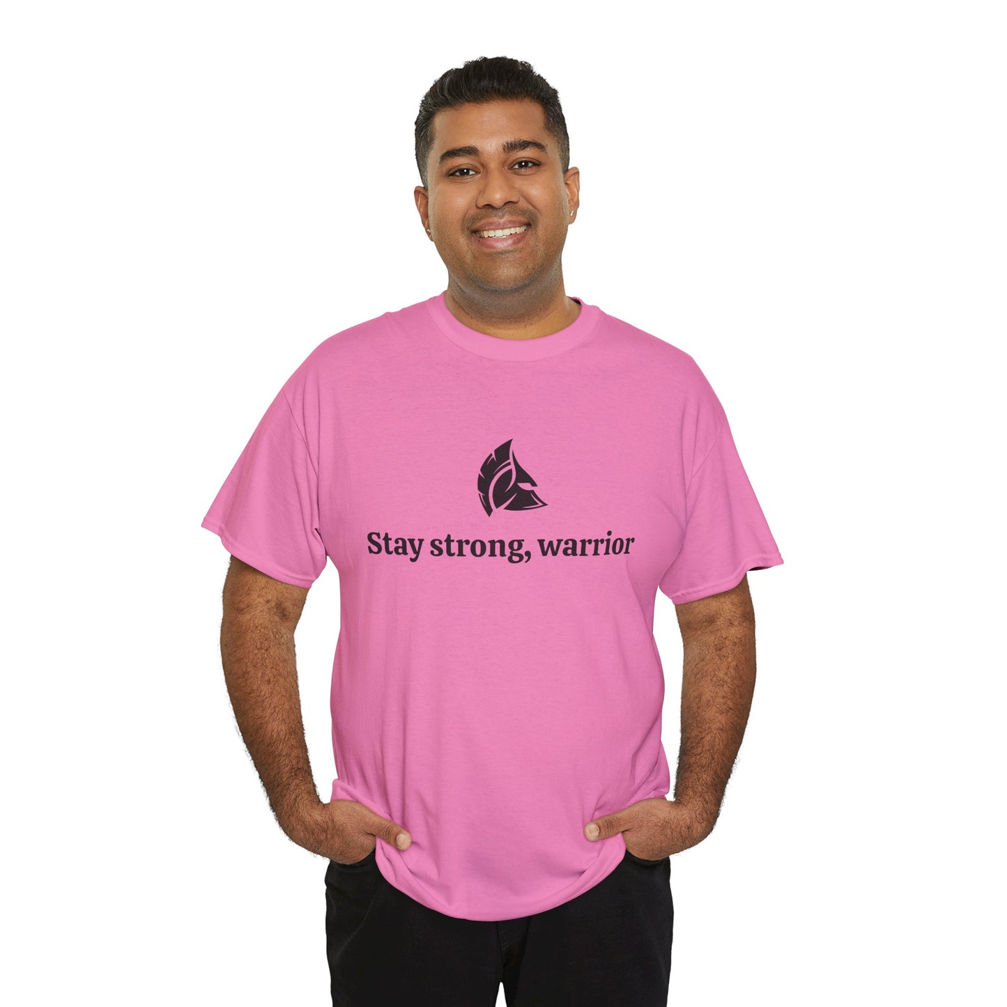 Stay Strong, Warrior Cotton T-Shirt