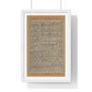 Stamped Images of the Wisdom King Fudō (Acala), Antique Japanese Scroll, from the Original, Framed Art Print