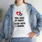 Feel Safe With a Nurse Funny T-Shirt