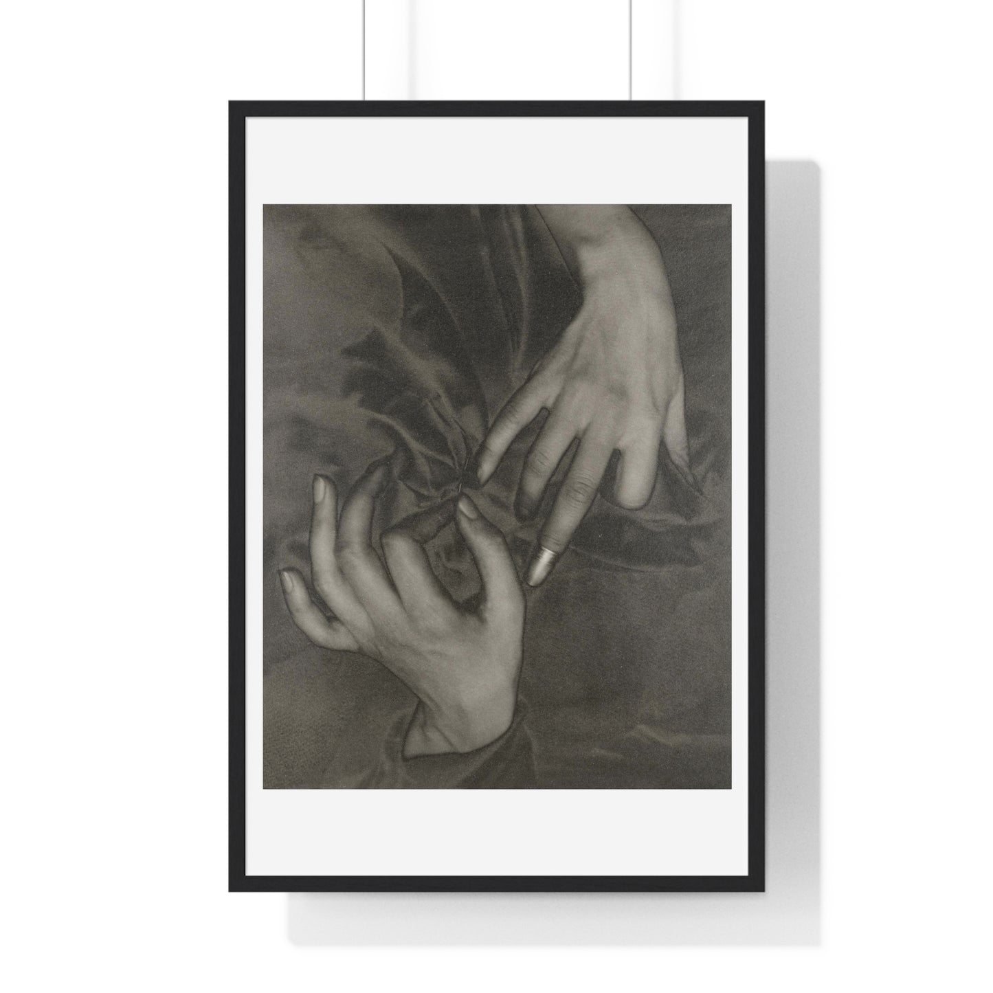 Georgia O’Keeffe Hands and Thimble (1919) by Alfred Stieglitz from the Original, Framed Art Print