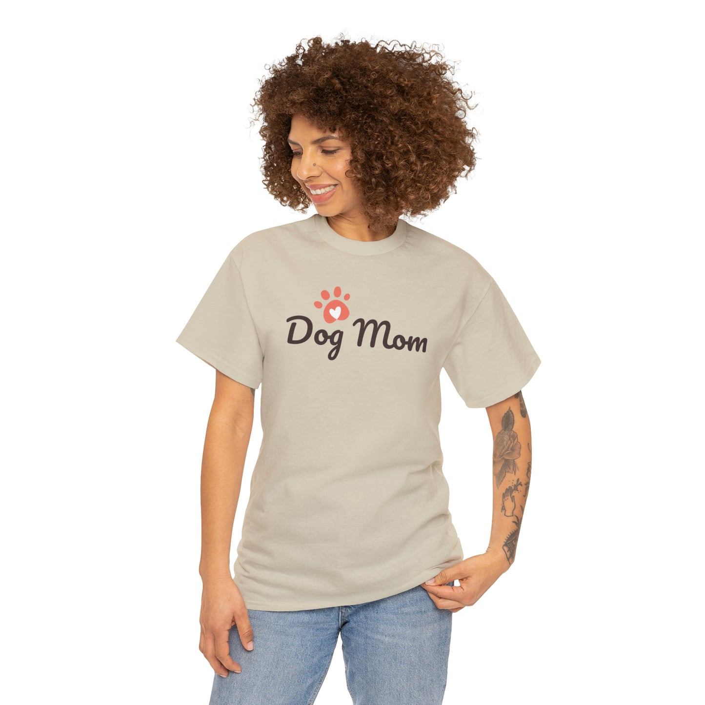 Dog Mom Cotton T-Shirt