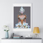 Ice Cream Girl, Abstract Art 'Designed by AI' Framed Print