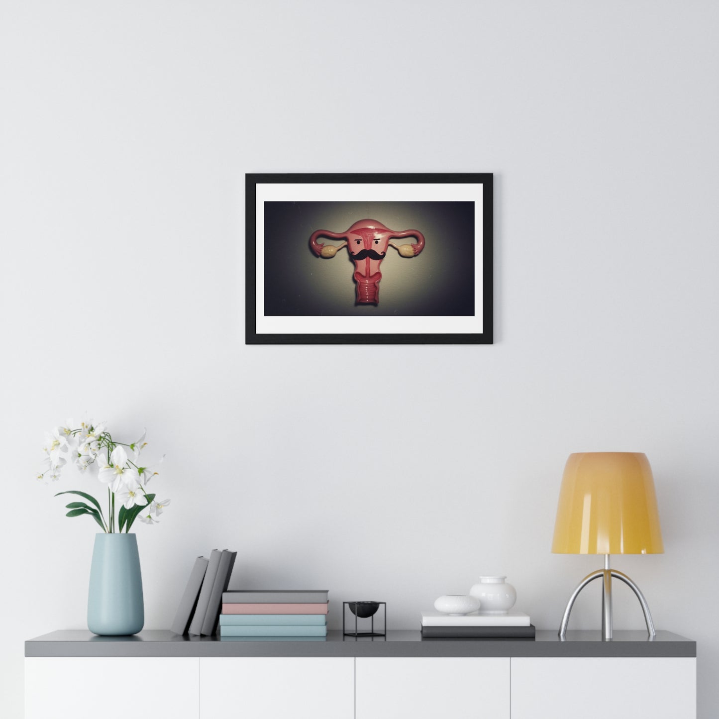 Reproduction Art 'Designed by AI' Framed Art Print