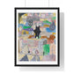 Under a Black Star (1918) by Paul Klee, from the Original, Framed Art Print