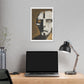 Brutalist Portrait Art II 'Designed by AI' Canvas Art Print