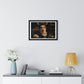 Alpaca Cino 'Designed by AI' Large Wall Art, Framed Print