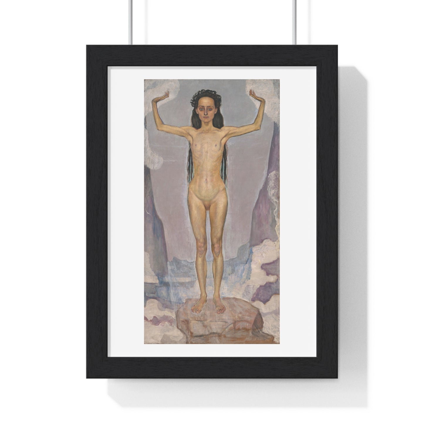 Day (Truth) by Ferdinand Hodler (1896-1898) from the Original, Framed Art Print