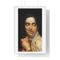 Crazy Nun, Surrealist Art, Large Decor Framed Print