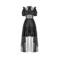 Dark in Love Ebon Rose High-Low Mesh and Lace Goth Dress