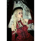 Dark in Love Rosalind Black and Red Tartan Cold Shoulder Halter Neck Dress