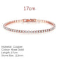 Tennis Chain Women's Bracelet, Multicolour Zirconia Inlaid