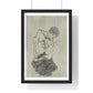 Das Graphische Werk von Egon Schiele (1971) by Egon Schiele, from the Original, Framed Art Print