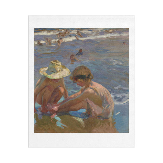 The Wounded Foot (1909) by Joaquín Sorolla y Bastida, from the Original, Art Print on Canvas