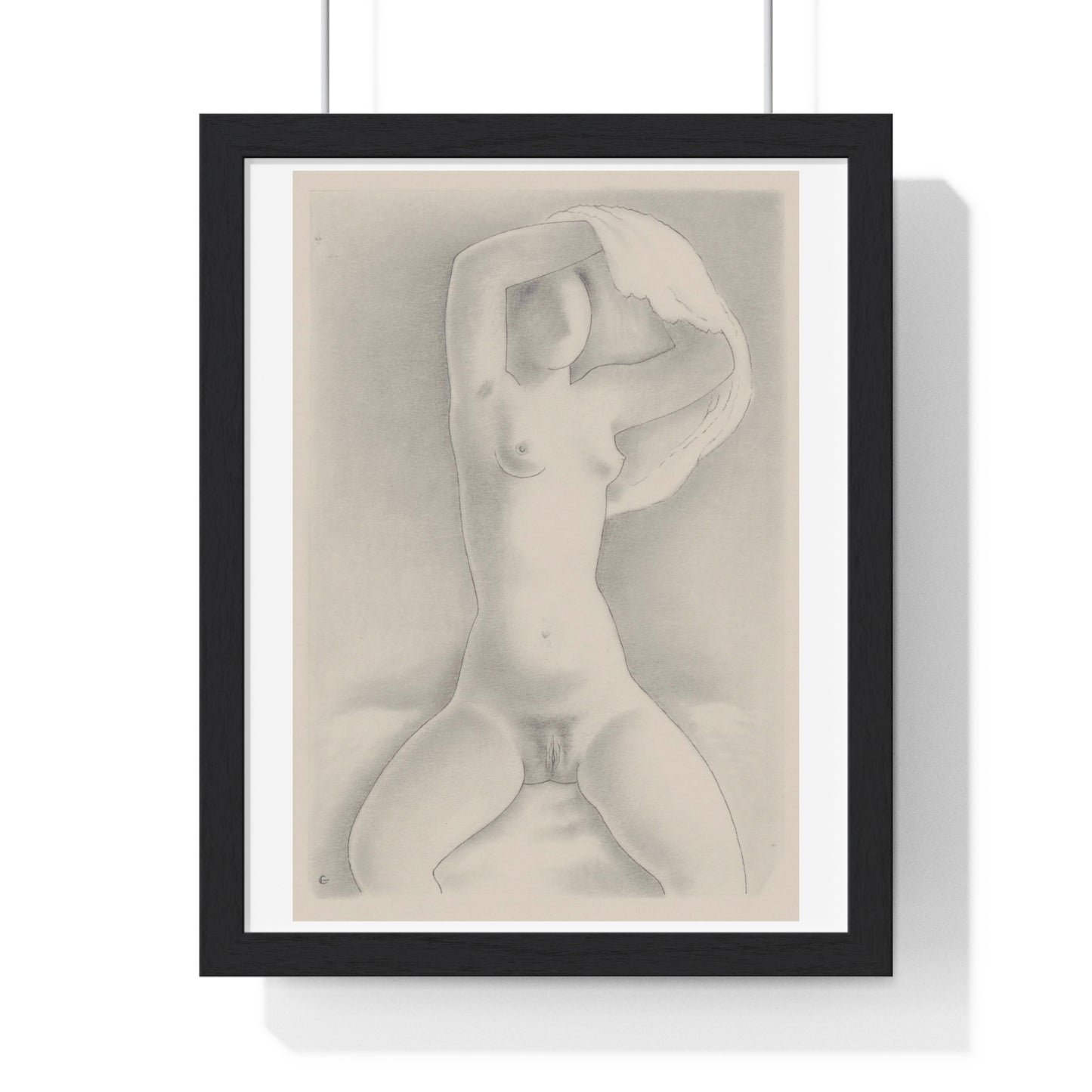 Woman With Shirt VIII by Mikuláš Galanda from the Original, Framed Art Print