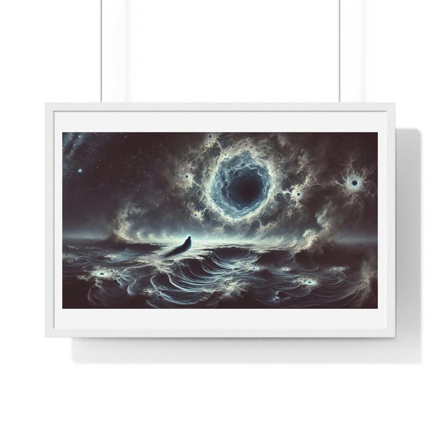 Dirge of the Abyss 'Designed by AI' Framed Art Print