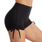 Vireous Drawstring Textured Women's Fitness Shorts