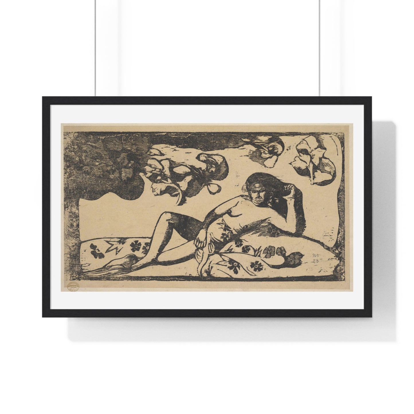 The Queen of Beauty 'Te Arii Vahine' (1898) by Paul Gauguin, from the Original, Framed Print