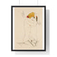 Two Women Embracing (1913) by Egon Schiele, from the Original, Framed Art Print