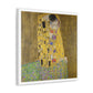 The Kiss (1907–1908) by Gustav Klimt, from the Original, Art Print on Canvas