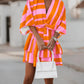 Vireous Fashion Print Doll-Sleeve Loose Summer Dress