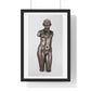 Naked Woman Sculpture 'Torse de Dina' (1943) by Aristide Maillol, from the Original, Framed Art Print