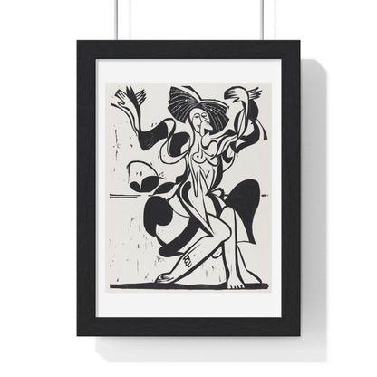 Mary Wigman's Dance (1933) by Ernst Ludwig Kirchner, from the Original, Framed Art Print