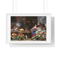 Fruit and Vegetable Market with a Young Fruit Seller (1650–1660) by Jan van Kessel, from the Original, Framed Print