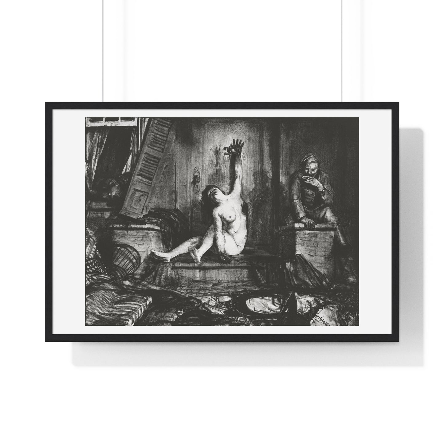 The Cigarette (1918) by George Wesley Bellows, from the Original, Framed Art Print