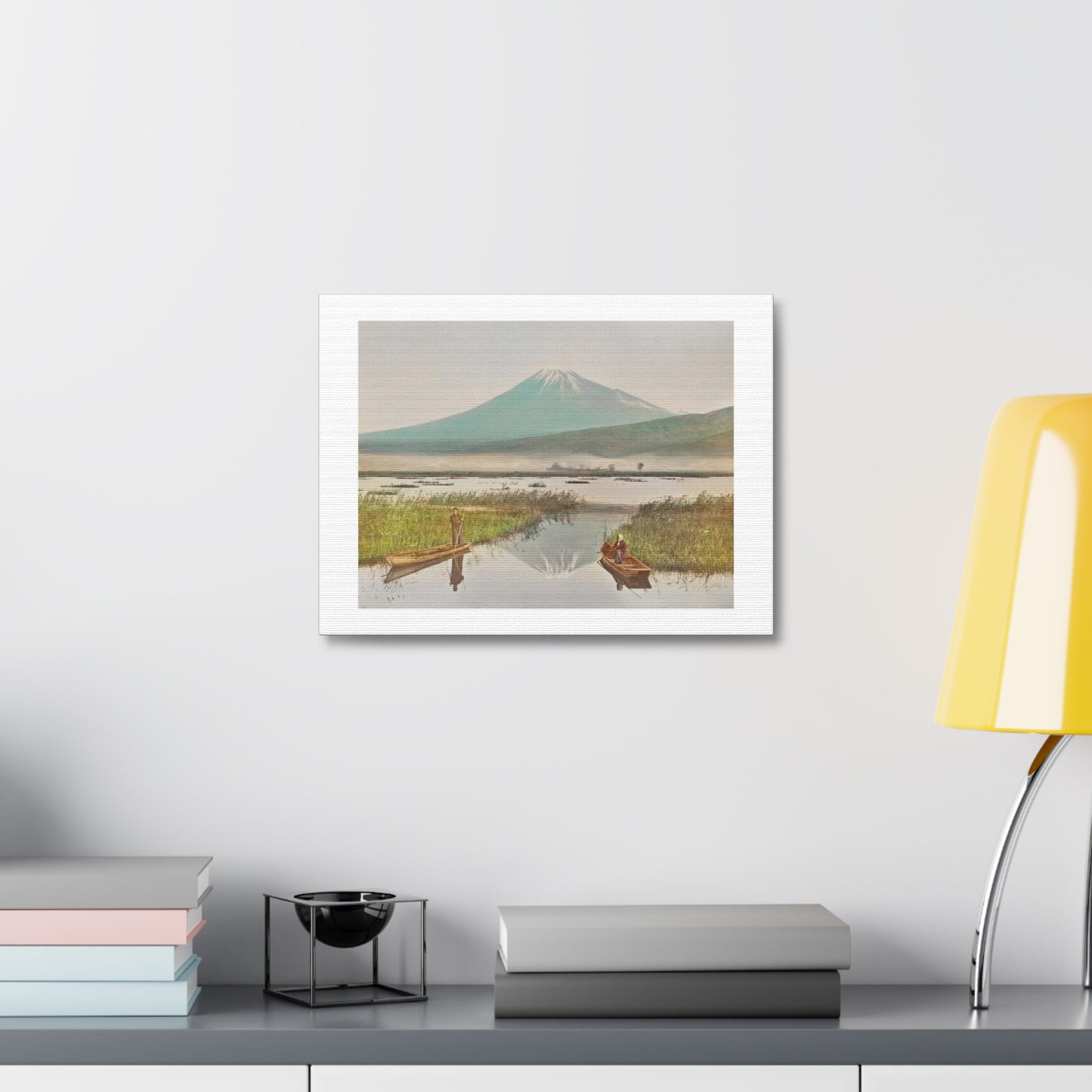 Mount Fuji as Seen from Kashiwabara (1897) by Kazumasa Ogawa Canvas Print from the Original