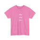 'Mom, Wife, Boss' Heavy Cotton T-Shirt Funny Mom Workout Mom Boss New Mum New Boss