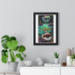 Gaia Psychedelic Art 'Designed by AI' Framed Art Print